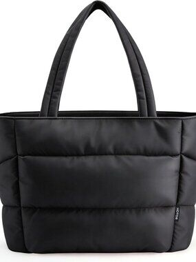 Puffer Tote Bag for Women, Nurses - Multi-Pocket Lightweight Bag for Work - Quil